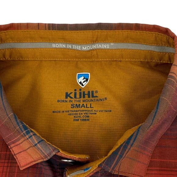 Kuhl Men's Response Ultra-Lightweight Stretch Short Sleeve Shirt Inferno Small - Picture 7 of 11